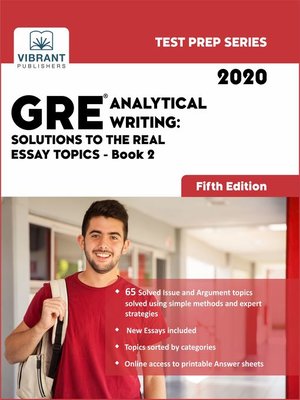 cover image of GRE Analytical Writing